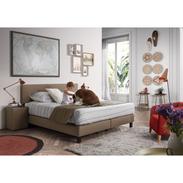 Boxspring Chiara 2 personnes - Fixe